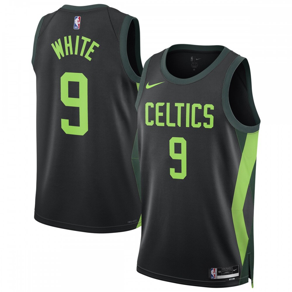 Derrick White Boston Celtics Unisex 2024/25 Swingman Player Jersey - City Edition - Black-Pro Kit Vault | Brand New 26/27 Sports Jerseys